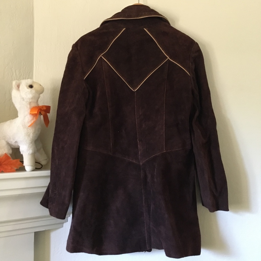 Perfect Vintage Leather Jacket - Warm Winter Coat - Picture 3 of 16